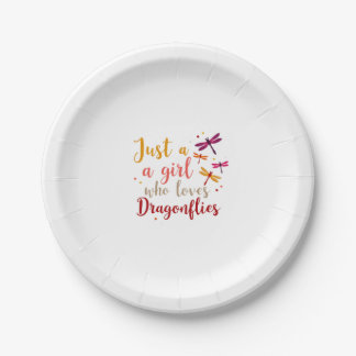 Assiettes En Carton Libellules Animaux Femmes Idée Cadeau Libellule (1