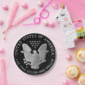 Assiettes En Carton Liberty Silver Dollar Tail 2006 (Fête)