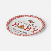 Assiettes En Carton Lice Slice Baby Pizza Baby shower Plaques de papie (Angle)