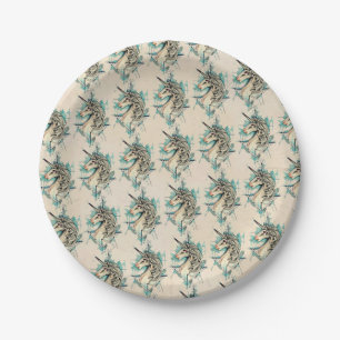 Assiettes En Carton Licorne