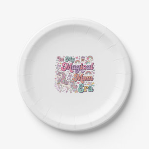 Assiettes En Carton Licorne Dans Mon Ère De Maman Magique Kawaii POD A