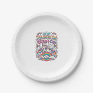Assiettes En Carton Licorne Dans Mon Rêve Arc-En-Ciel Ère Vêtements Co