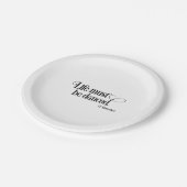 Assiettes En Carton Life must be danced (Angle)