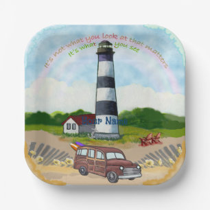 Assiettes En Carton Lighthouse Rainbow Choice