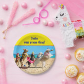 Assiettes En Carton Ligne Conga pour la fête des chiens (Fête)