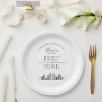 Ligne Skyline Houston Deco | Événement Mariage