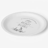 Assiettes En Carton Ligne Skyline New York City Deco | Événement maria (Angle)