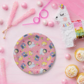 Assiettes En Carton Ligue de Justice Chibi Holiday Motif actuel (Fête)