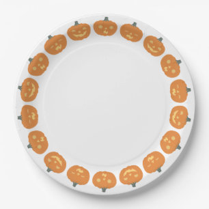 Assiettes En Carton Lil Jak Fait Face À Des Plaques De Papier Hallowee