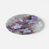 Assiettes En Carton Lilac fleurit (Angle)