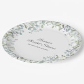 Assiettes En Carton Lilac verdure Shower de mariage aquarelle florale (Angle)
