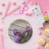 Assiettes En Carton Lilacs sur la musique ancienne (Fête)