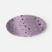 Assiettes En Carton lilas, violet, cœur, amour, valentin, forme, symbo (Angle)
