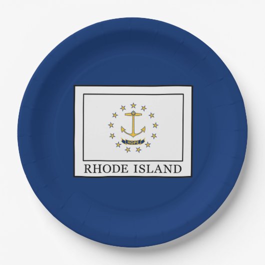 Assiettes En Carton L'île Rhode (Devant)