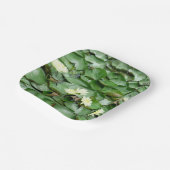 Assiettes En Carton Lillies d'eau (Angulaire)