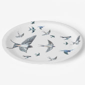 Assiettes En Carton L'Illustration De L'Avalière Volante (Angle)