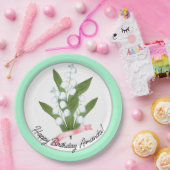 Assiettes En Carton Lily of the valley (Fête)