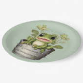 Assiettes En Carton Lily Pads de la vie (Angle)