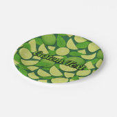 Assiettes En Carton Lime (Angle)