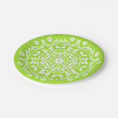 Assiettes En Carton Lime Mandala (Angle)