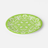 Assiettes En Carton Lime Mandala (Angle)