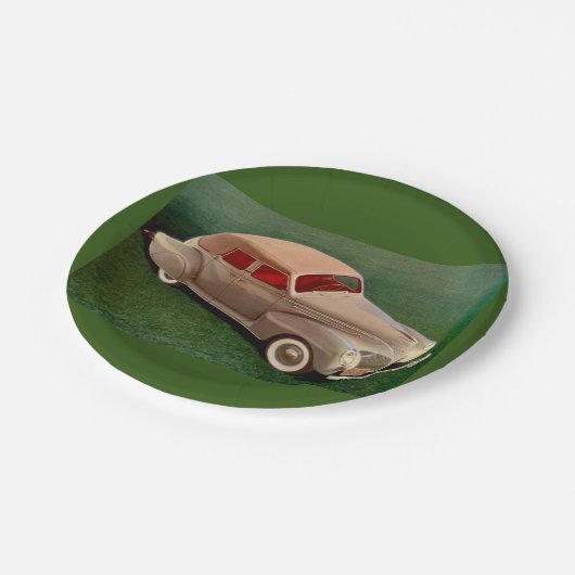 Assiettes En Carton Lincoln Zephyr 1939 (Angle)