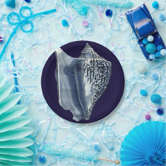 Assiettes En Carton L'indigo écosse I (Fête)