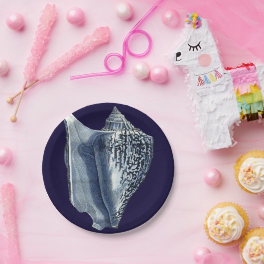 Assiettes En Carton L'indigo écosse I (Fête)