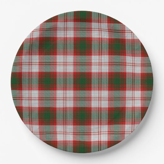 Assiettes En Carton Lindsay Dress Tartan (Devant)