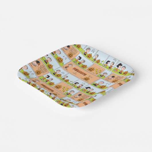 Assiettes En Carton Linus & Lucy | Chanter Jack-O-Lantern (Angulaire)