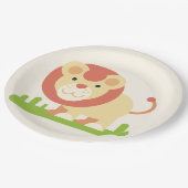 Assiettes En Carton Lion (Angle)