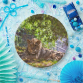 ASSIETTES EN CARTON LION (Fête)