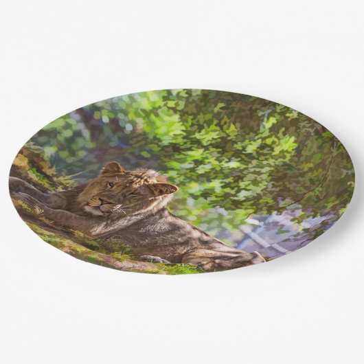 ASSIETTES EN CARTON LION (Angle)