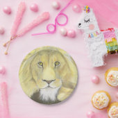 Assiettes En Carton Lion (Fête)