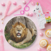 Assiettes En Carton Lion au Massai Mara 1 (Fête)