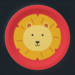 Assiettes En Carton Lion Birthday Kids Room Wall Art Plaques de papier<br><div class="desc">Lion Birthday Kids Room Wall Art Plaques de papier</div>