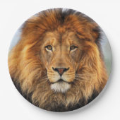 Assiettes En Carton Lion d'Afrique 1 (Devant)