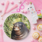 ASSIETTES EN CARTON LION DE MER (Fête)