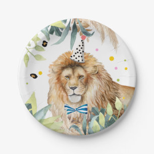 Assiettes En Carton Lion Party Animaux Jungle Anniversaire Safari