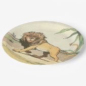Assiettes En Carton Lion, Roi de la Jungle (Angle)