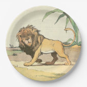 Assiettes En Carton Lion, Roi de la Jungle (Devant)
