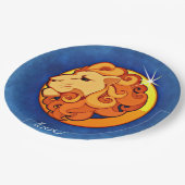 Assiettes En Carton Lion_Signe_Zodiac (Angle)