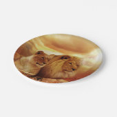 Assiettes En Carton Lions (Angle)