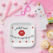 Assiettes En Carton Lips fête de Bachelorette (Fête)