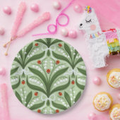 Assiettes En Carton Lit de la vallée et la symétrie des coccinelles en (Fête)