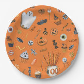 Assiettes En Carton Little Boo est presque à Baby shower (Devant)