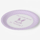 Assiettes En Carton Little Bunny 1er anniversaire (Angle)