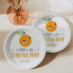 Assiettes En Carton Little Cutie Citrus Baby shower moderne<br><div class="desc">Fêtez au baby shower avec ces mignonnes plaques en papier!</div>