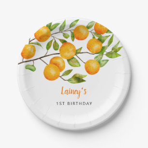 Assiettes En Carton Little Cutie Fête d'été