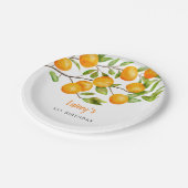 Assiettes En Carton Little Cutie Fête d'été (Angle)